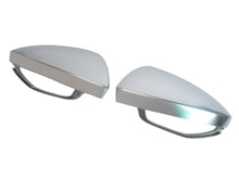 Matte Chrome Mirror Cover Caps for 2019-2023 Audi A6 C8 S6 S7 A7 No Assist mc70