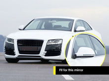 Matte Chrome Mirror Cover Caps For Audi A3 A4 B8 S4 A5 S5 8T B8 Q3 W/ Lane Assist mc71