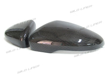 Replacement Real Carbon Fiber Side Mirror Cover Caps For VW Golf MK6 GTI R 2009–2013