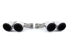 3-Layers Sport Exhaust Tips Chrome For Porsche Cayenne Base Petrol 2019-2014