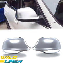 Matte Chrome Mirror Cover Caps For AUDI Q5 8R SQ5 09-17 Q7 10-15 With Lane Assist mc35