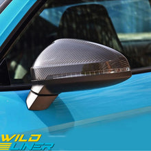 Carbon Fiber Look Mirror Cover Caps for Audi A5 F5 S5 A5 B9 S4 With Lane Assist 2017-2022 mc129