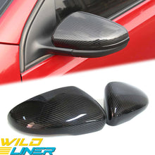 Replacement Real Carbon Fiber Side Mirror Cover Caps For VW Golf MK6 GTI R 2009–2013