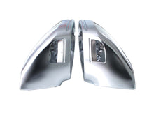 For 2012-2018 Audi A7 C7 S7 RS7 Matte Chrome Mirorr Cover Caps Replacement With Lane Assist mc38