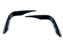 Gloss Black Front Splitter Fog Light Trim Flaps For Mercedes GLC X253 C253 AMG 2016-2019