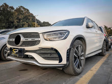 Front Bumper Air Vent Trim Gloss Black Fit 2016-22 Mercedes GLC300 GLC43 AMG