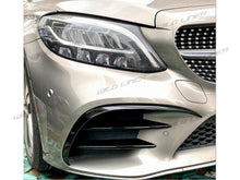 Front Fog Light Trim Cover 4pcs For Mercedes W205 C300 C43 AMG 2019-2021