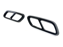 WildLiner Gloss Black Rear Exhaust Pipe Cover Trim For Mercedes Benz C Class W206 2022-2023