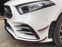 Black Front Wheel Air Vent Hood Fender for Mercedes A-Class W177 A180 A200 A250 A35 AMG Sedan/Hatch 2020-2024