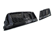 Pair Fog Light Grille Covers Left+Right Audi A4 B9 Non-S-Line 2017-2019