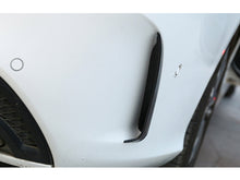 Gloss Black Rear Canards Side Air Vent Trims For 2015-2018 Mercedes Benz W205 Sedan with AMG Pack pz19