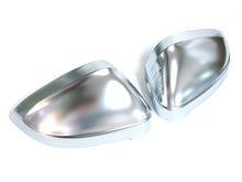 Matte Chrome Mirror Cover Caps Replacement For Audi A4 S4 RS4 B9 A5 S5 RS5 2018-2024