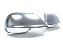 Matte Chrome Mirror Cover Caps For AUDI Q5 8R SQ5 09-17 Q7 10-15 With Lane Assist mc35