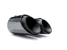 For 2018-2022 Porsche Cayenne Gas Black Sport Exhaust Tips Muffler Tailpipe et132