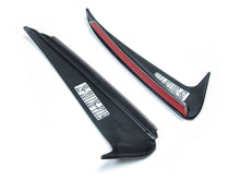 Gloss Black Rear Canards Side Air Vent Trims For 2015-2018 Mercedes Benz W205 Sedan with AMG Pack pz19