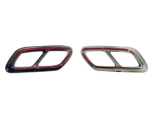 WildLiner Gloss Black Rear Exhaust Pipe Cover Trim For Mercedes Benz C Class W206 2022-2023
