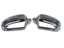 Matte Chrome Mirror Cover Caps For Audi A3 A4 B8 S4 A5 S5 8T B8 Q3 W/ Lane Assist mc71