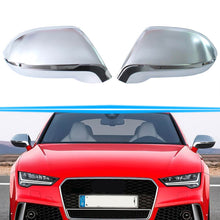 For 2012-2018 Audi A7 C7 S7 RS7 Matte Chrome Mirorr Cover Caps Replacement With Lane Assist mc38