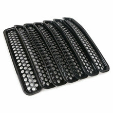Mesh Grille Inserts Grill For Jeep Wrangler TJ 1997-2006 Car Exterior Trim