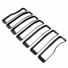 Front Grille Inserts Cover Grill Guard Trim for Jeep Wrangler JL 2018-2020