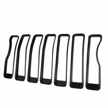 Front Grille Inserts Cover Grill Guard Trim for Jeep Wrangler JL 2018-2020