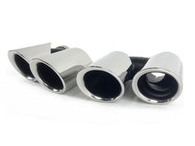 Black/Chrome Exhaust Tips for 2014-2018 Porsche Macan Base 2.0L et87