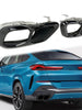 Left+Right For 2019-2024 BMW X5 X6 G05 G06 X7 G07 Rear Bumper Tail Exhaust Pipe