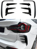 Rear Air Vents Side Bumper Canards Kits for BMW X3 G01 LCI M Sport 2022-2023
