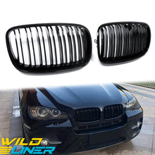 Gloss Black Front Kidney Grill for BMW E70 X5 E71 X6 2007-2013 fg144