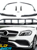 7pcs Front Bumper Lip Splitters Side Vents for Mercedes W176 AMG Pack 2016-2018 di24