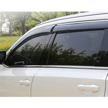 4pcs Tinted Black Weather Shields Weathershields for Ford Ranger Next-Gen 2022-2024 Dual Cab