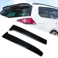 Black Rear Side Wing Window Spoiler Flaps for VW Golf 7 MK7 MK7.5 Variant Wagon