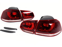 LED Taillights for VW Golf MK6 2008-2013 with Sequential Turn Signals