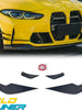 Dry Carbon Fiber Front Bumper Canards for BMW G80 M3 G82 G83 M4 2021-2024
