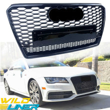 RS7 Style Front Honeycomb Mesh Grille Grill for Audi A7 S7 PRE-LCI 2012-2015 fg48