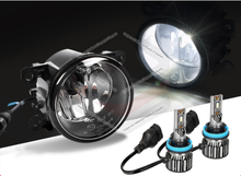 Pair LH+RH Fog Light Driving Lamp + LED H11 Globes For Ford Falcon FGX FG-X 2014-2016