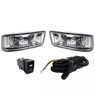 Pair Clear Lens Fog Light Spot Driving Lamps For Isuzu D-Max Holden Rodeo Ute RA 2003-2006