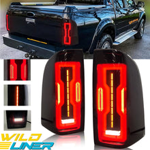 Left + Right Smoke Rear Tail Lights Lamp For Ford Ranger T5 PJ PK XL XLT 2006-2009