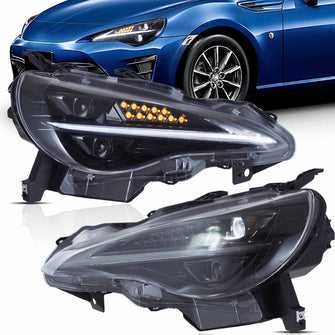 LED Headlights DRL For 2012-2021 Toyota 86 / Subaru BRZ W/ Sequential