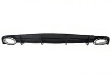 RS6 Style Rear Bumper Diffuser + Exhaust Tips For Audi S6 A6 S-line C7.5 2016-2018 di144