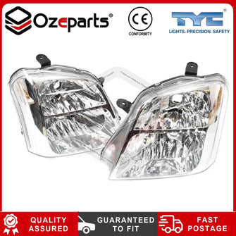 Pair LH+RH Headlights Front Lamp For Holden Rodeo RA Series 1 2003-2007