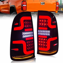 Pair Smoked Black LED Rear Tail Light Lamp For Toyota Hilux 7th SR SR5 2005-2014