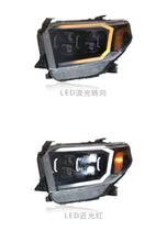 LED Headlights Assembly Smoked Housing Turn Signal for Toyota Tundra 2014-2021