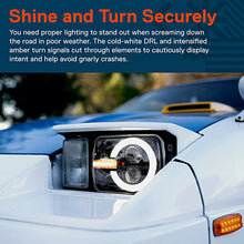 Pair 7x6'' 5x7'' LED Headlights Hi/Lo/DRL Turn Light for 1983-2004 Toyota Hilux