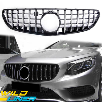 GTR Chrome Front Grille Grill for Mercedes Benz S Coupe C217 A217 2015-2017 fg181