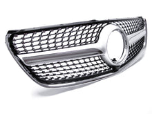 For Mercedes Benz V-Class W447 2015-2018 Diamond Chrome Front Grille Grill fg133