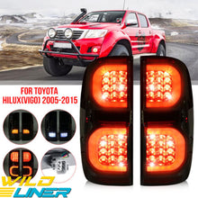 Rear LED Tail Light Lamp Smoked For Toyota Hilux Vigo SR5 2005-2015