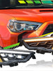 LED Headlights Assembly Sequential DRL Turn Signal for Toyota 4Runner 14-21