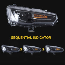 LED Devil Eyes Headlights DRL For 2008-2020 Mitsubishi LANCER