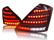 LED Sequential Tail Lights Rear Lamps Assembly for Benz S‑Class W221 Sedan 2006-2013